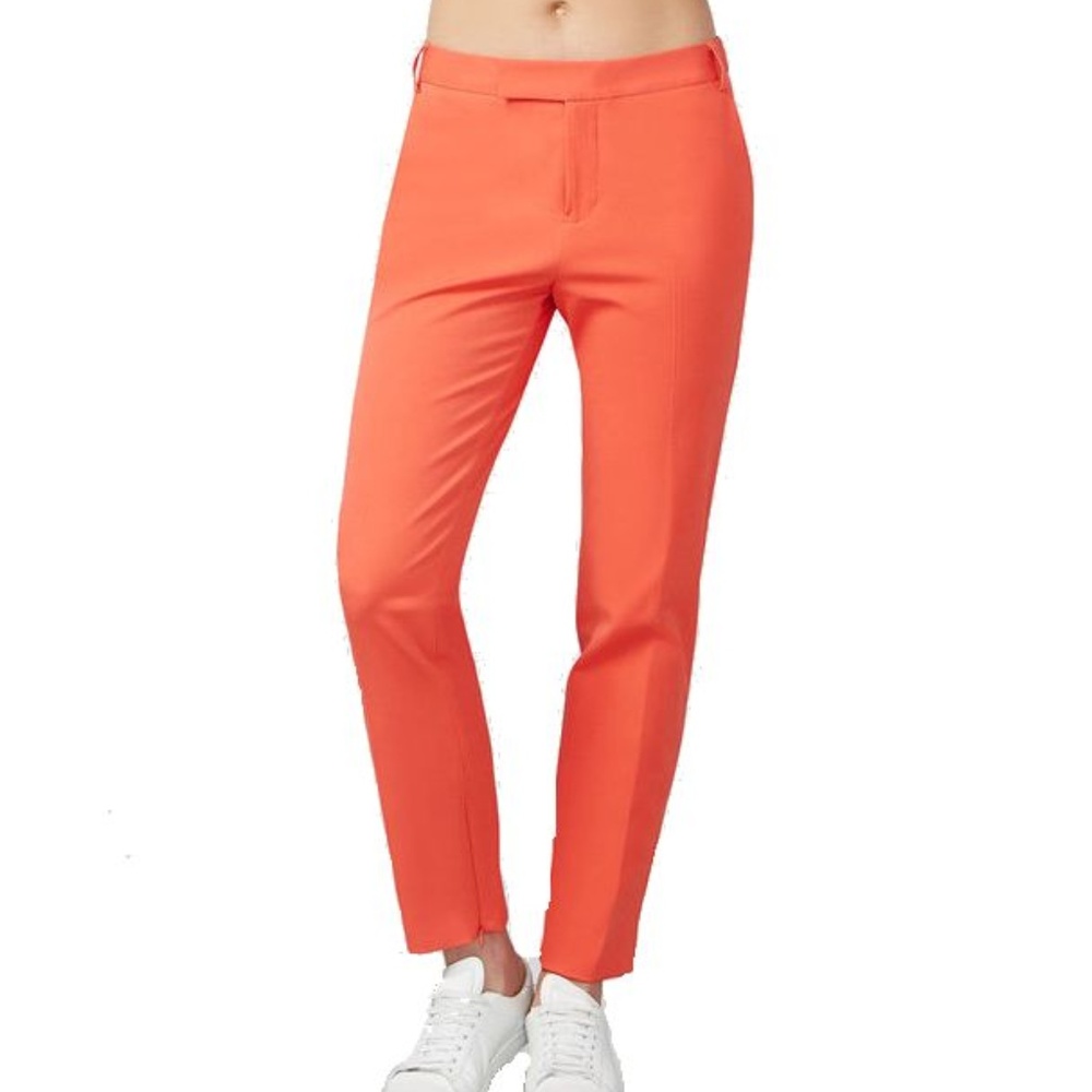 Rachel Roy Fitted Straight Leg Ankle-Zip Pants